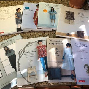Japanese Sewing Books with Patterns